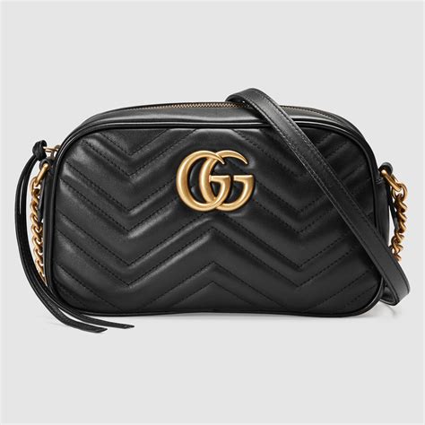 gucci black leather shoulder bag|gucci matelasse leather shoulder bag.